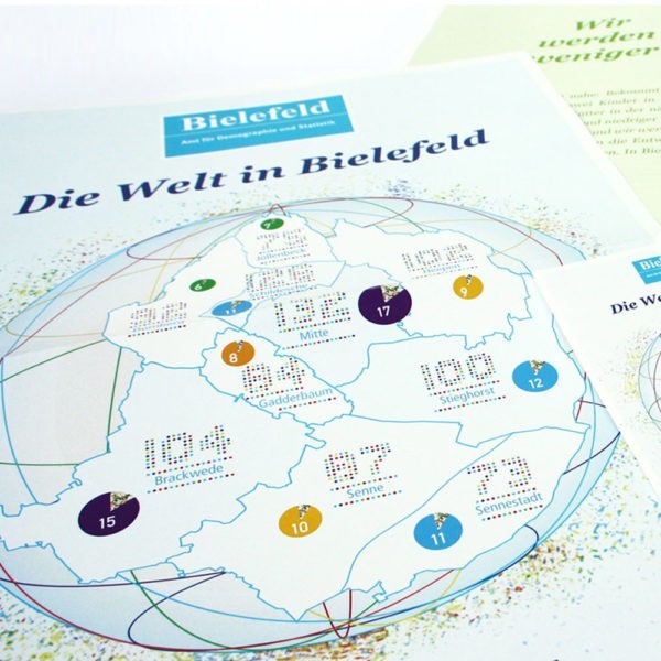 Demographische Stadtkarten &mdash; Bielefeld, DE